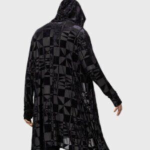 Killstar witchy velvet hooded cloak / unisex + pockets! cybergoth psytrance
